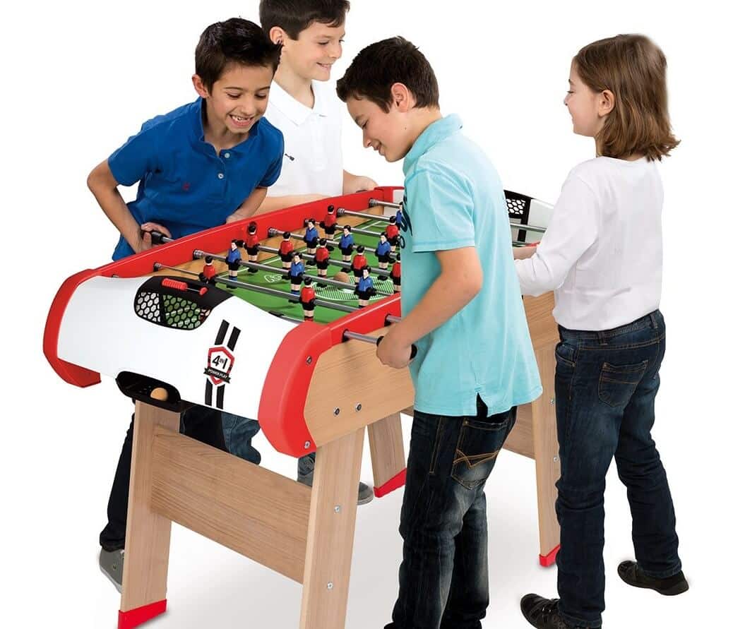 Mini Jeu de Babyfoot, Baby-foot Familial d'intérieur en Bois Massif et  Tiges Solides en Acier pour Enfants et Adultes -YES - Cdiscount Jeux -  Jouets