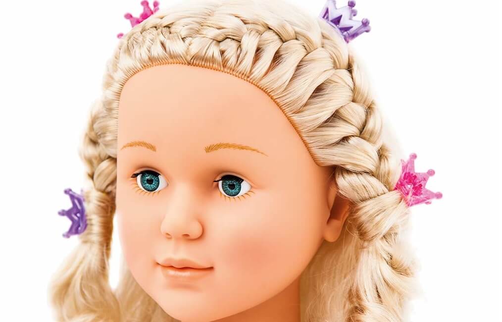 tete de poupee a coiffer