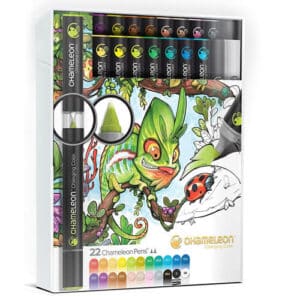 Lot de 22 marqueurs Chameleon Pens de luxe