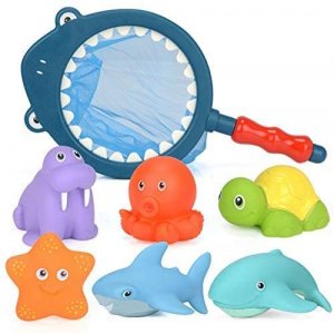 jeu de bain avec épuisette