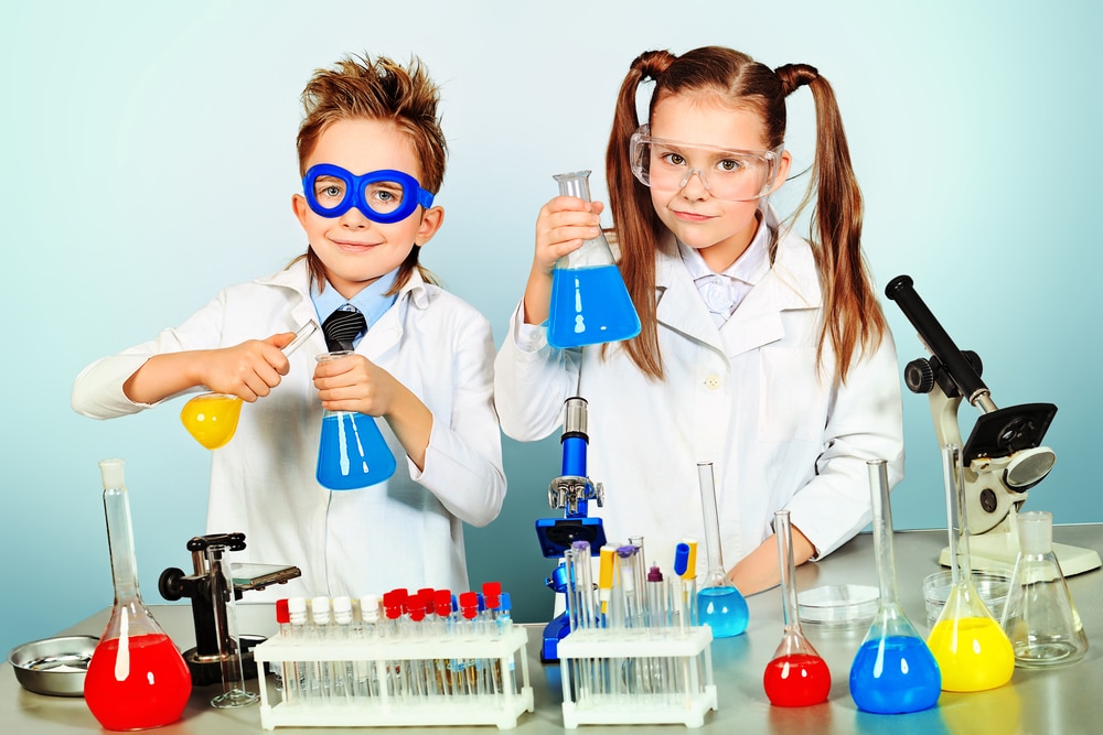 enfants chimie